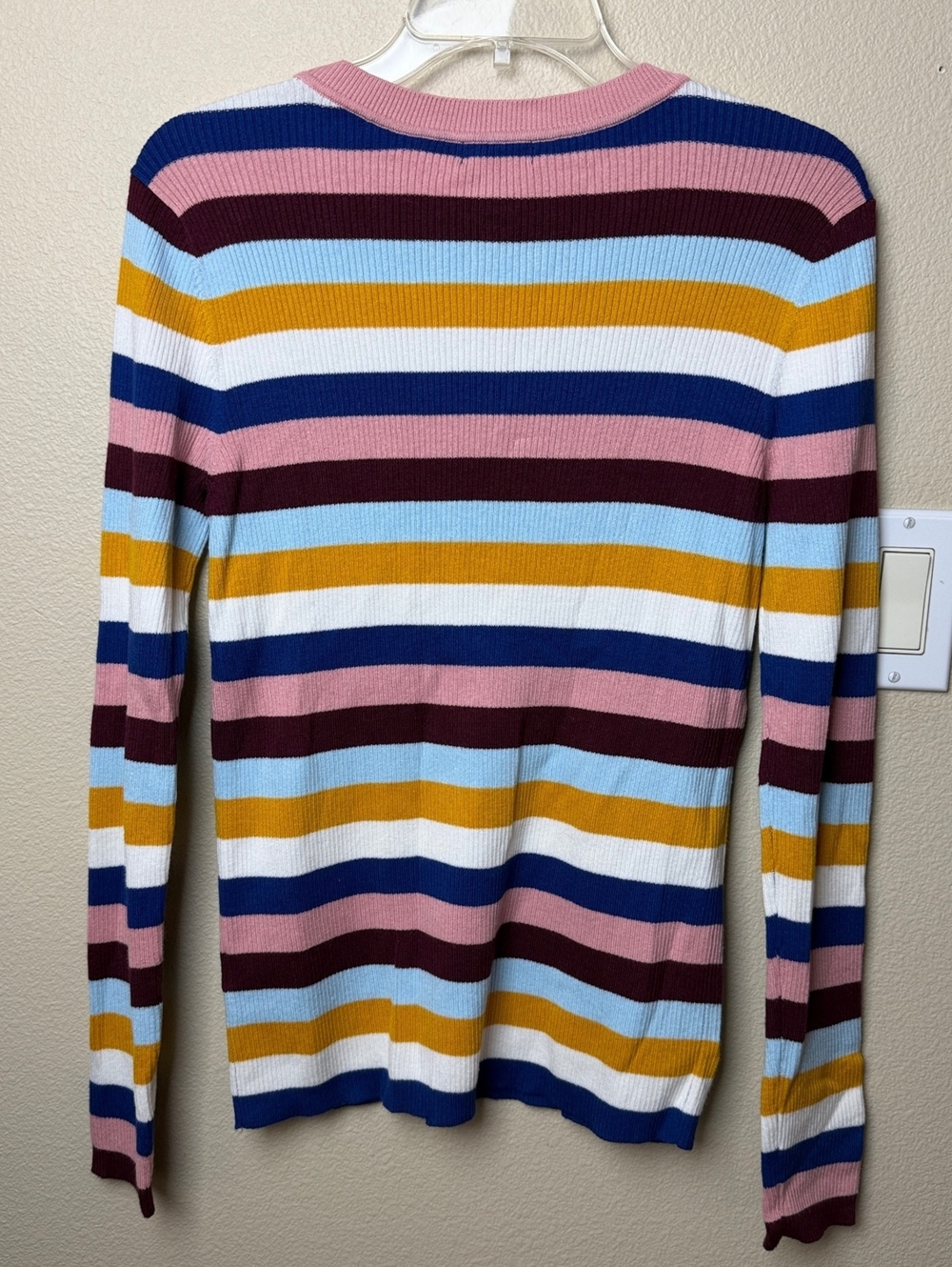 Halogen Multi Color Striped Sweater - Picture 4 of 4